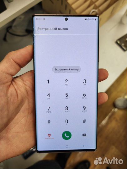 Дисплей Samsung Note 20 Ultra N985 разбит, полоса