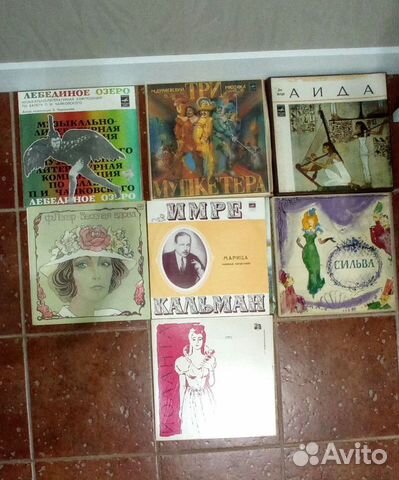 Пластинки балет, оперетты, мюзикл, органная муз
