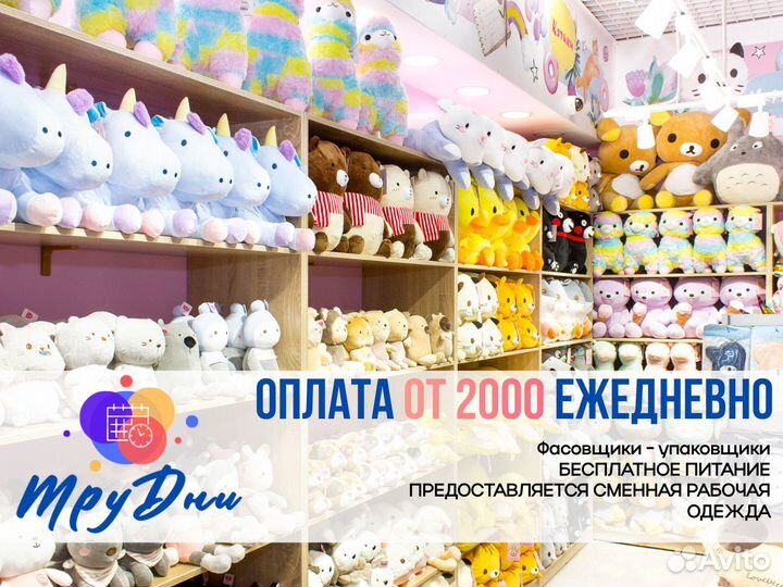 Упаковщики(цы) На Склад Игрушек Подработка