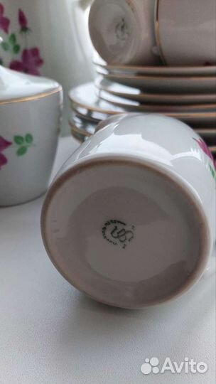 Болгария. Сервиз чайный 12 персон. Новый