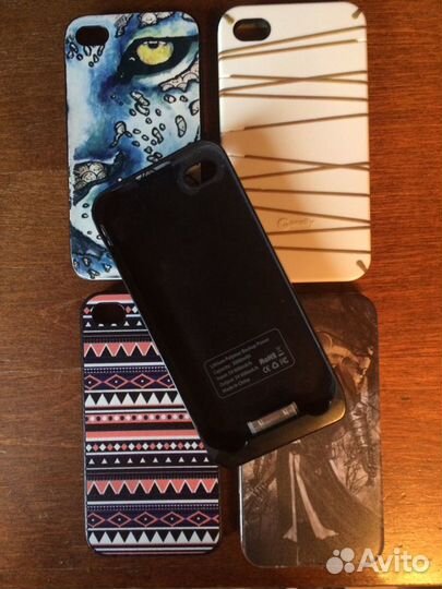 Power bank+5 защитных чехлов на iPhone 4S