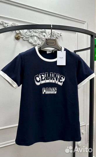 Celine футболка шикарная (топ 2024)