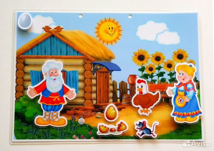 Сказки для детей на липучках