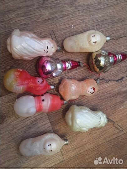 Ретро- Ёлочные украшения СССР