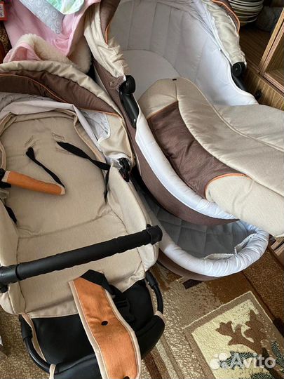 Коляска для двойни Indigo Duo 18