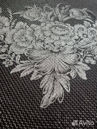 Платок шаль СССР с люрексом