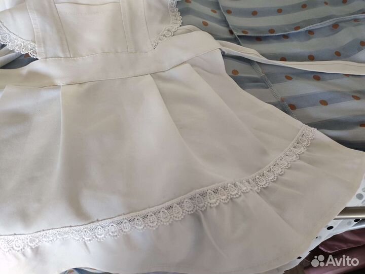 Фартук школьный белый