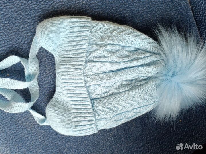 Шапка зимняя для мальчика 44-46 новая