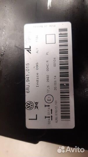 Фара левая Volkswagen Polo