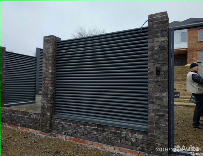 Забор жалюзи