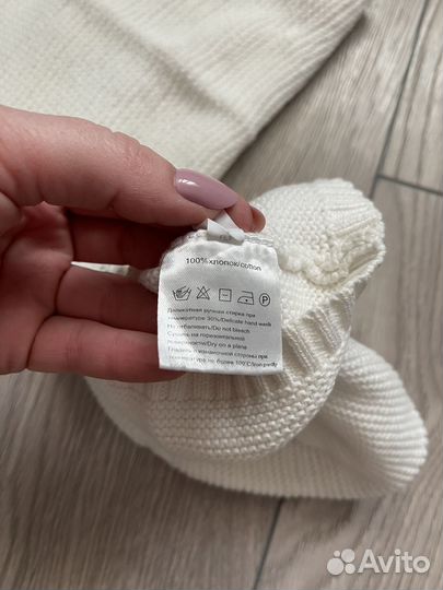 Choupette шапка в комплекте со снудом