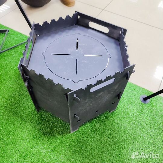 Печь для казана + мангал 3в1 3мм