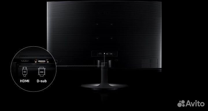 Новый 24 дюймовый монитор Samsung (изогнутый)