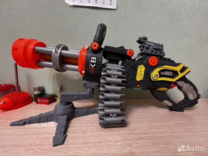 Бластер nerfFighter K8 (пистолет, нерф, бластер)