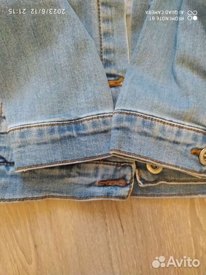 Джинсовая куртка zara для девочки 152