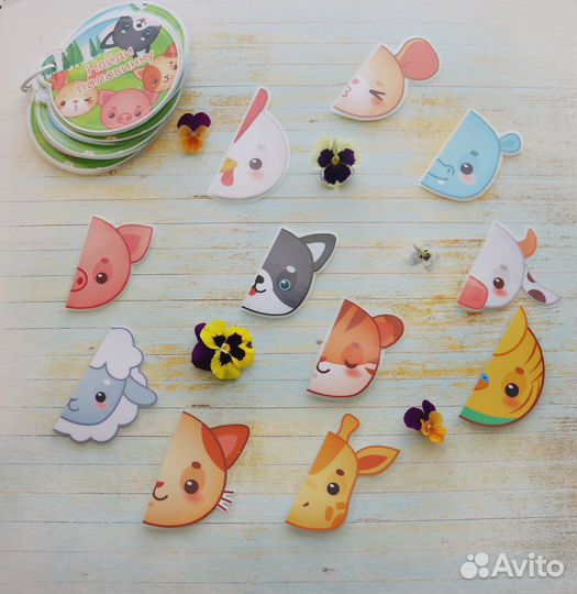 Игры на липучках Половинки