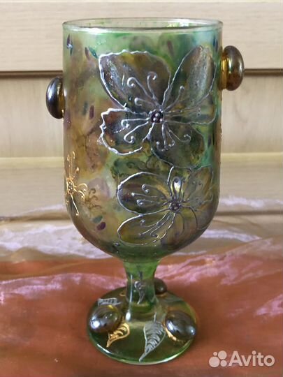 Бокал декоративный ручная роспись