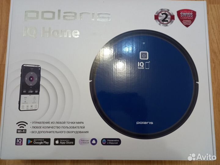 Робот пылесос polaris pvcr0726 Wi-Fi iq home gyro