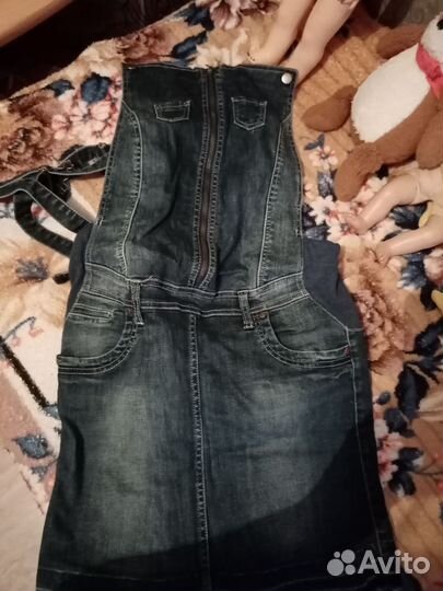 Комбинезон джинсовая