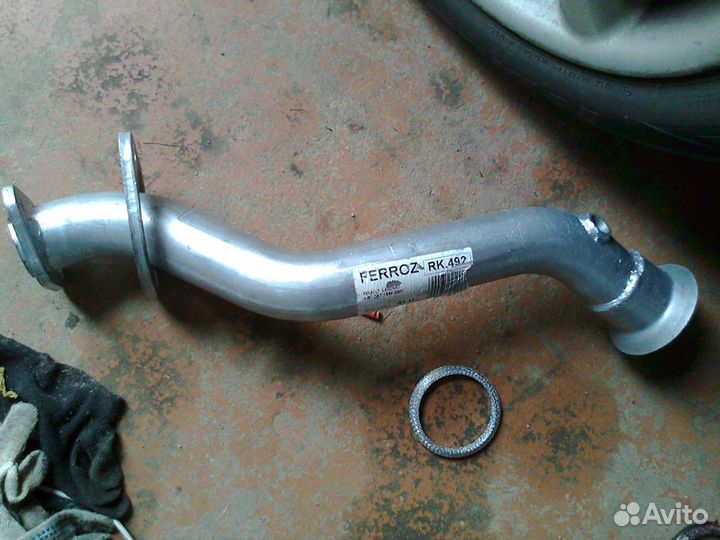 Замена приёмн.трубы глушит. Ford Focus II 2004-08