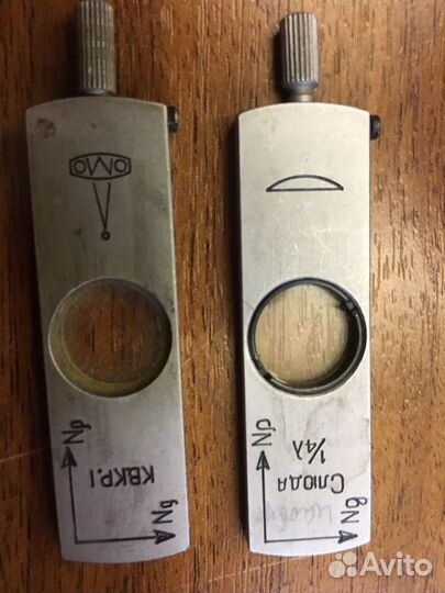 Ослабитель ступенчатый, микроскоп