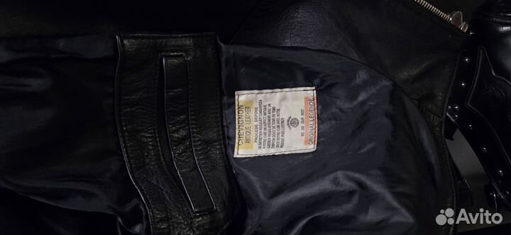 Кожаная куртка мужская 48 50 бу
