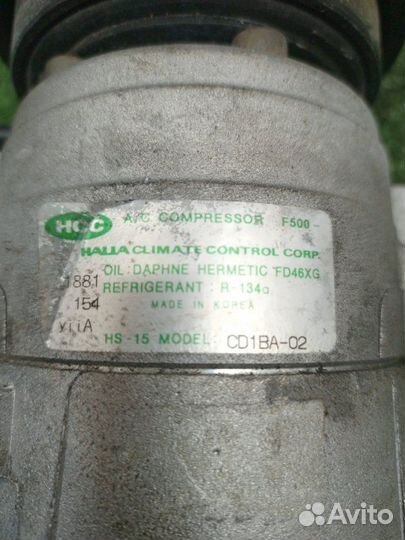 Компрессор кондиционера Hyundai Tucson SUV G4GC