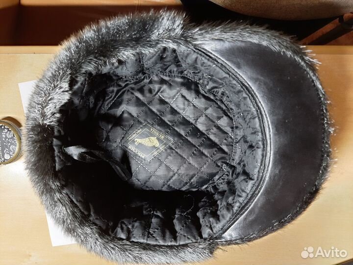 Норковая шапка мужская новая