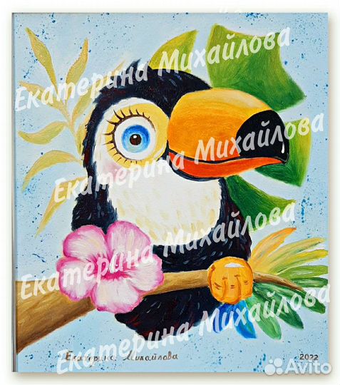 Картина маслом на холсте в детскую комнату