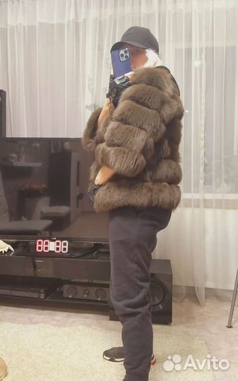 Шуба песец под соболь