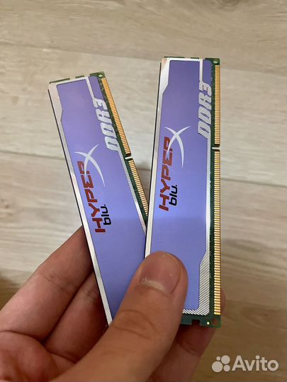 Оперативная память ddr3 8 gb hyperx blu