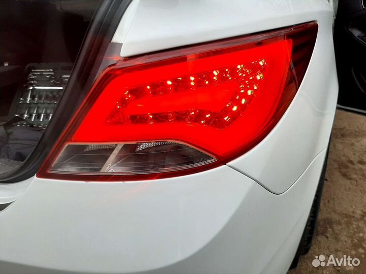 Задний светодиодный фонарь на хендай солярис