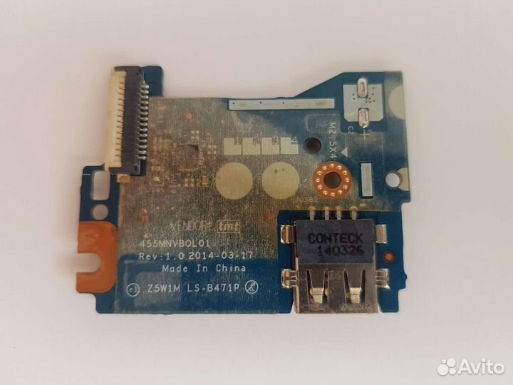 Плата включения, CardReader, USB Acer Aspire E15