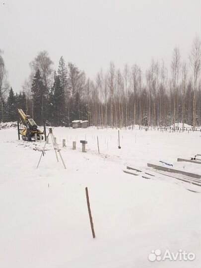 Фундамент на жб сваях