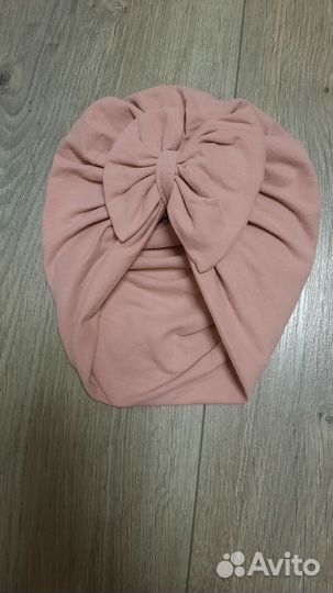 Шапка чалма для девочки