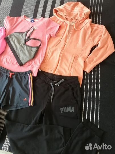 Спортивная одежда пакетом 46 размер, adidas, nike