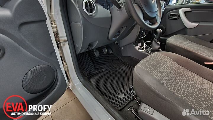 Ева коврики для LADA largus салон и багажник