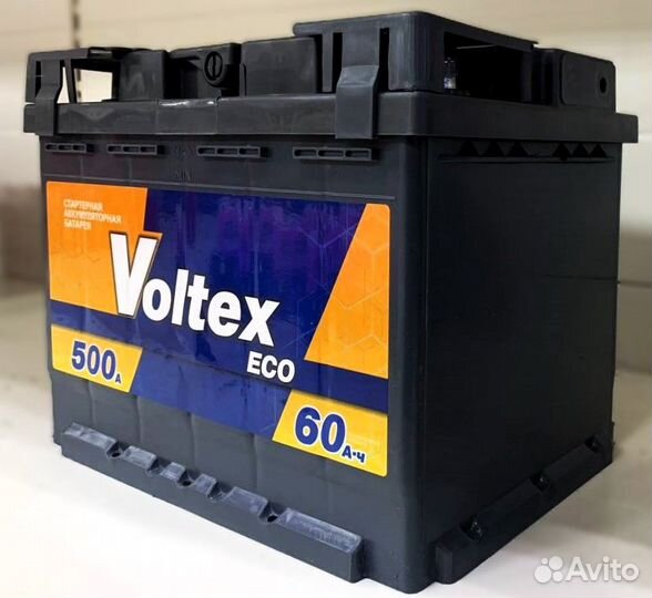 Бюджетный Аккумулятор Voltex 60Ah 500А Крымск 3000