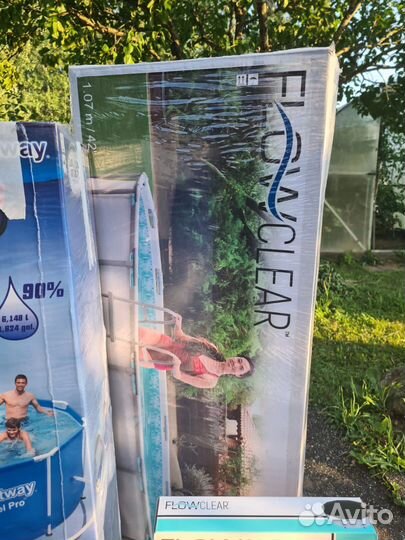 Каркасный бассейн 305х100 bestway + опции