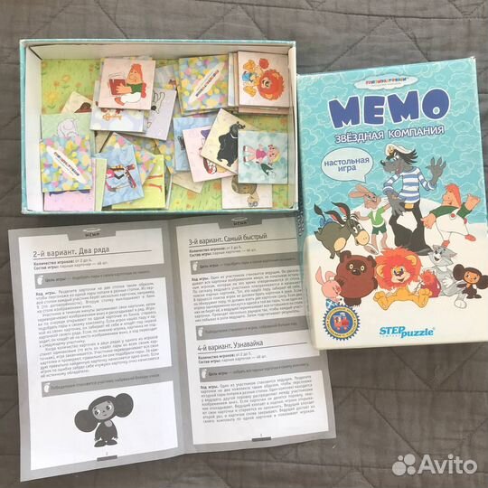 Детские игры (мемо, домино, конструктор)