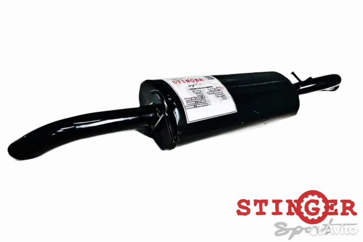 Глушитель овальный 