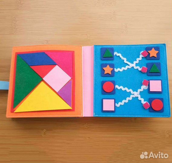 Книга из фетра готовая