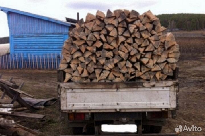 Дрова березовые колотые