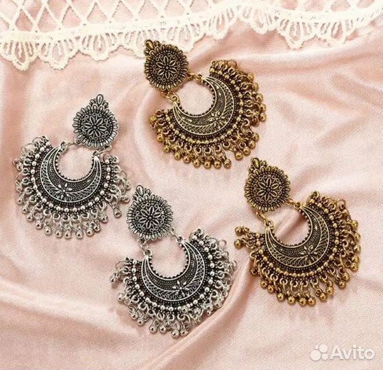 Суперские серьги бохо этно новые