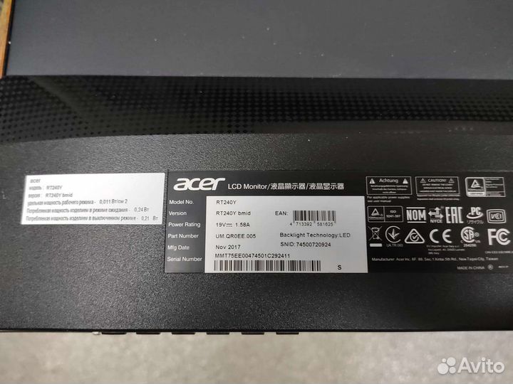 Монитор acer 24