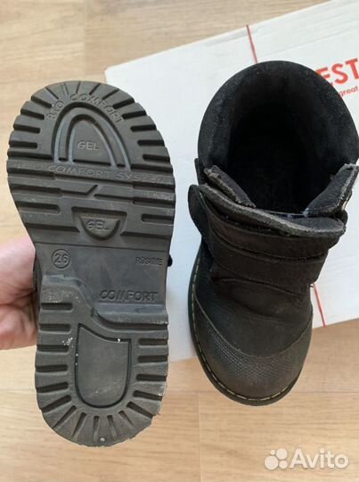 Ботинки натуральная кожа26