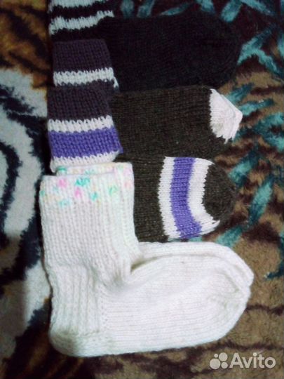 Носочки теплые вязанные 36-42
