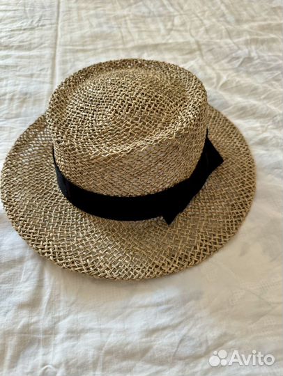 Шляпа соломенная