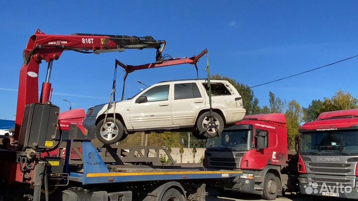 Дверь задняя левая jeep grand cherokee wj