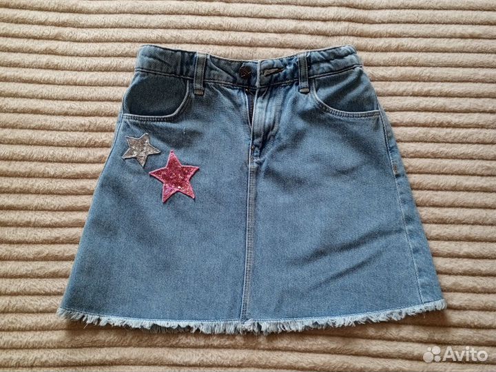Джинсовая юбка для девочки